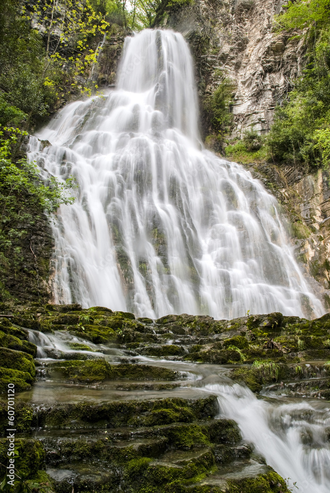 Fototapeta premium Beautiful Lush Waterfall