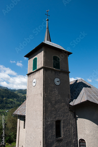 Alpine village in France photo