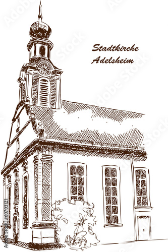 Stadtkirche Kirche Adelsheim