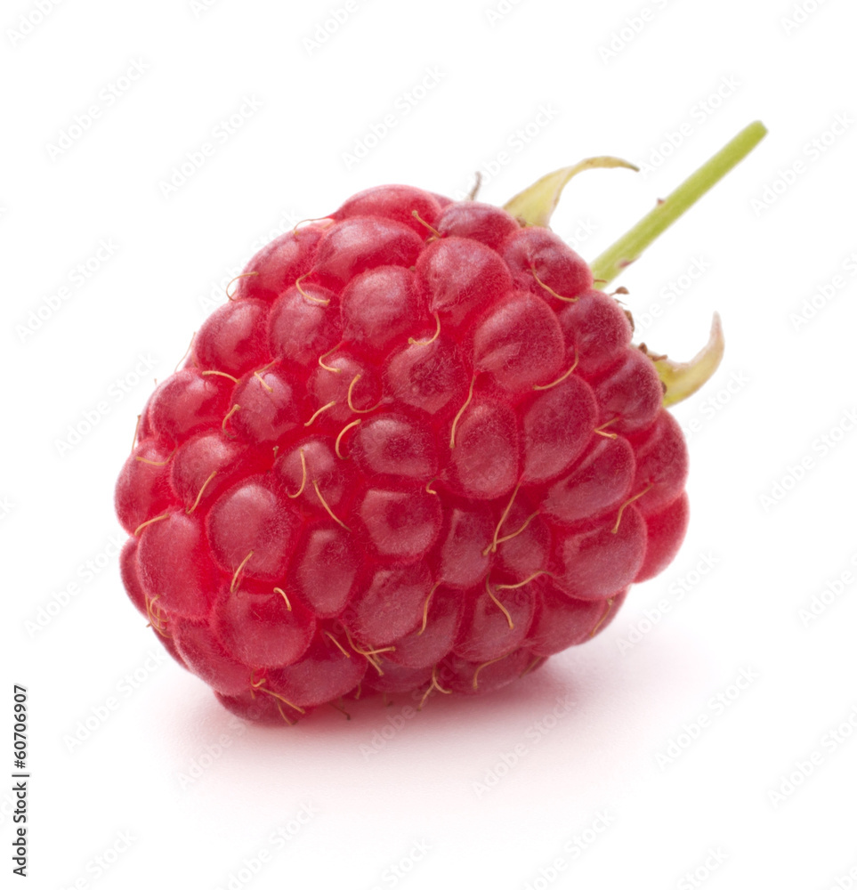 Sweet raspberry isolated on white background cutout Sweet raspberry isolated on white background cutout
