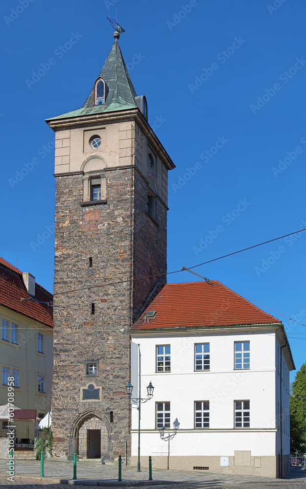 The Black Tower in Plzen, Czech Republic