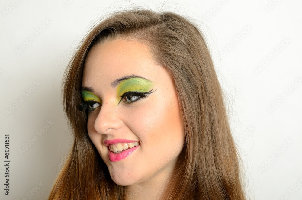 Young smiling girl Young smiling girl