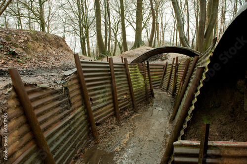 Photography WW1 Trenches, Sanctuary Wood, Ypres, Belgium