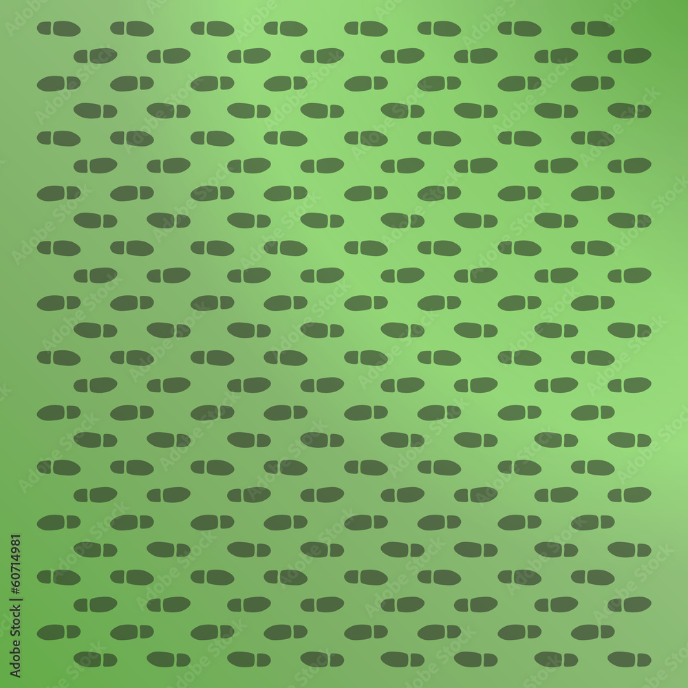 green background with footprints green background with footprints