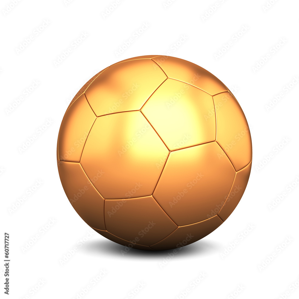 Fototapeta premium Gold football