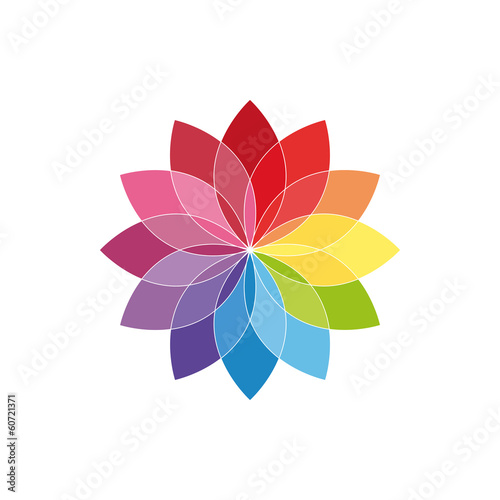 Abstract colorful logo
