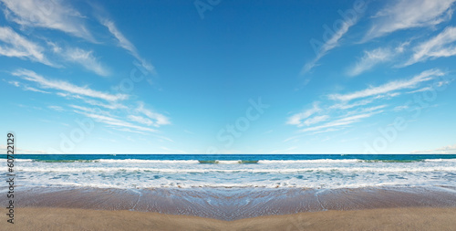 symmetrical beach