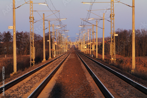 Train cargo in railroad