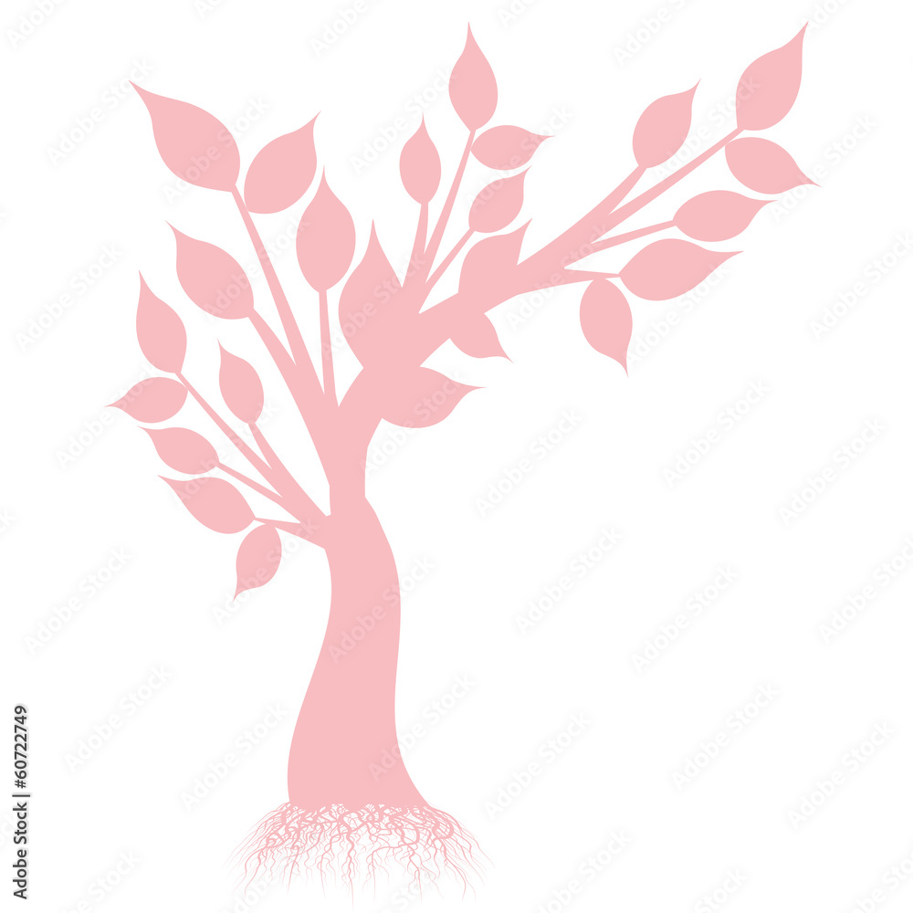 Fototapeta premium art tree silhouette