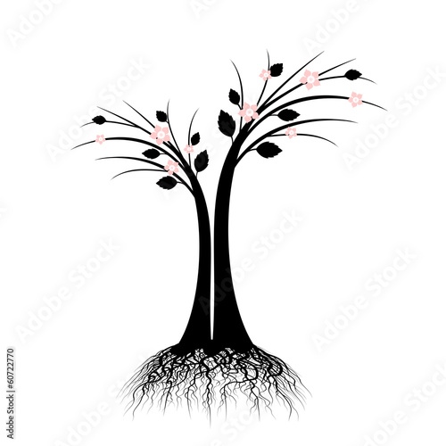 art tree silhouette
