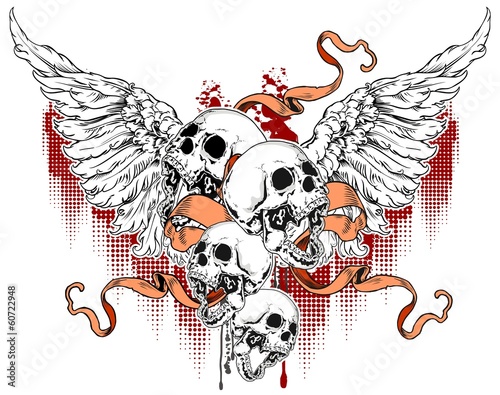 angel skull