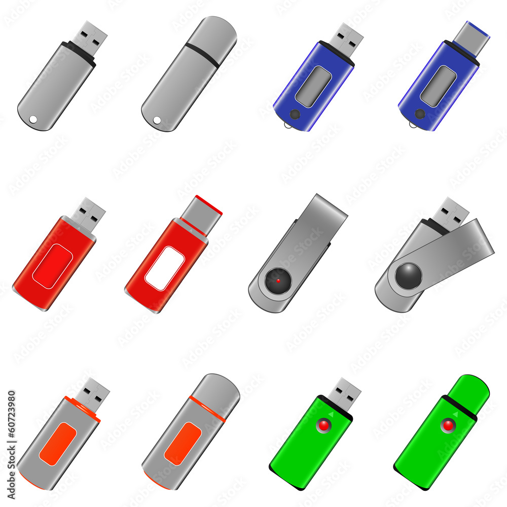 USB flash memory set USB flash memory set