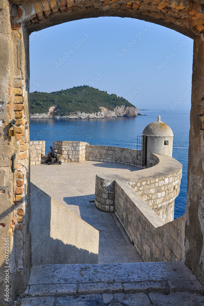 Fototapeta premium View from Dubrovnik city walls