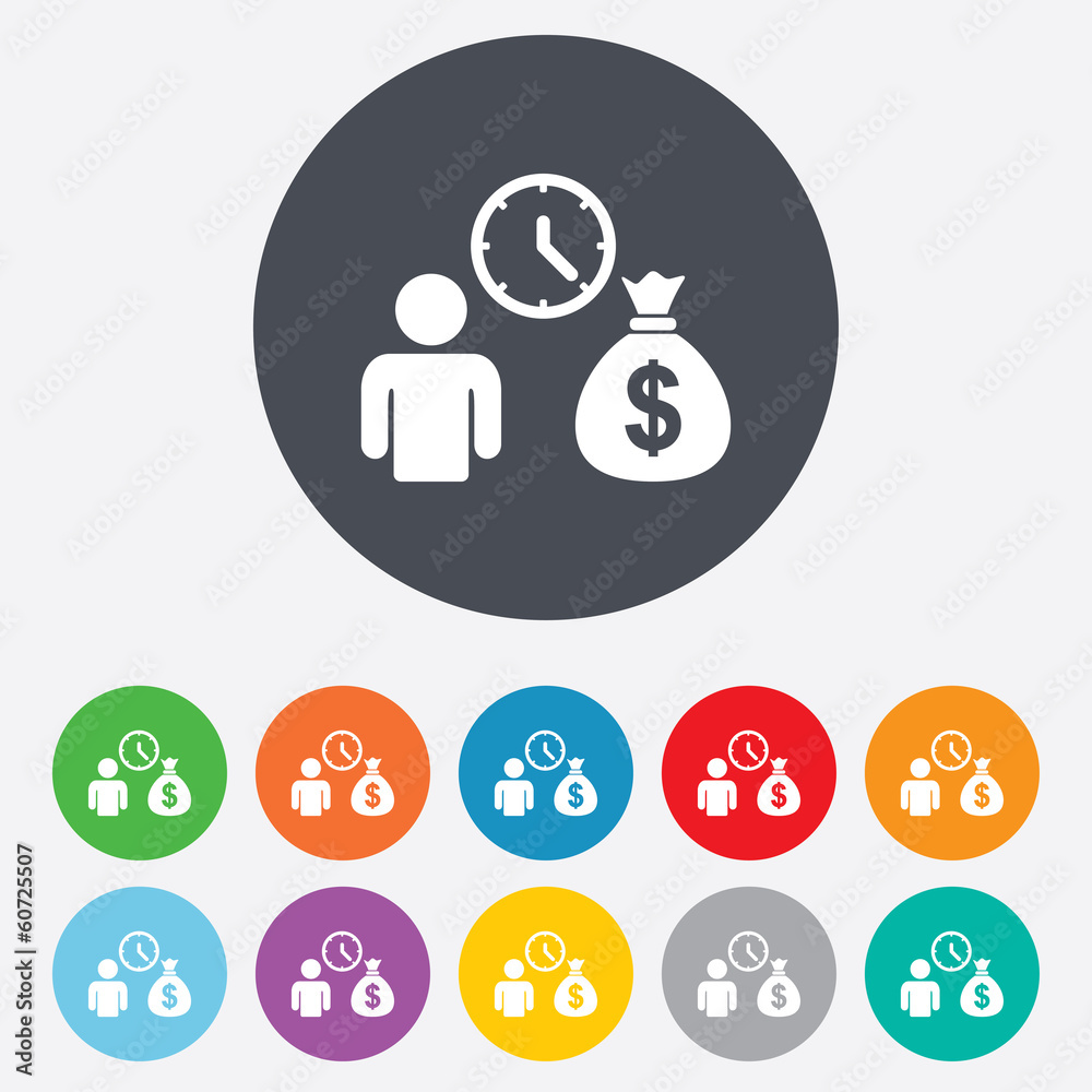 Bank loans sign icon. Get money fast symbol. Bank loans sign icon. Get money fast symbol.