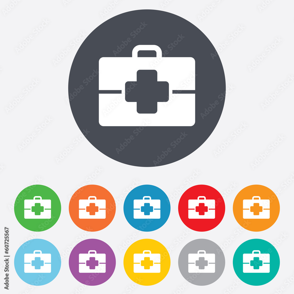 Medical case sign icon. Doctor symbol. Medical case sign icon. Doctor symbol.