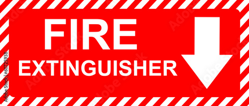 Fire Extinguisher Sign