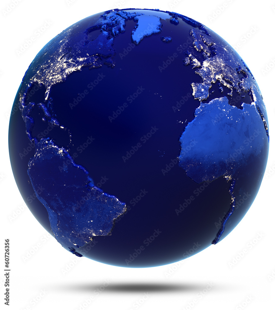 Atlantic continent and countries Stock Illustration | Adobe Stock