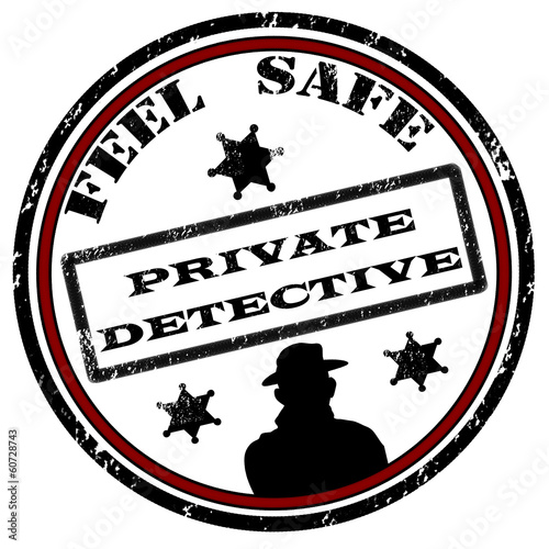 Private detective stamp
