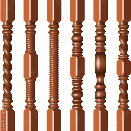 Hardwood spindles