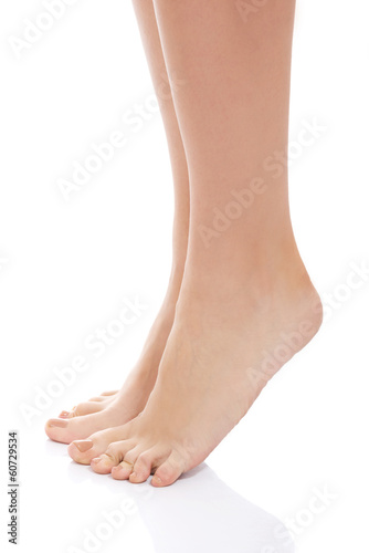 Beautiful clean woman's feet. © Piotr Marcinski