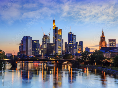 Frankfurt city skyline  Germany