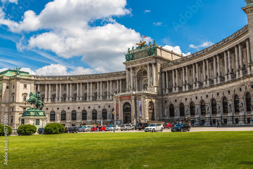 Vienna Hofburg Imperial Palace at day, - Austria