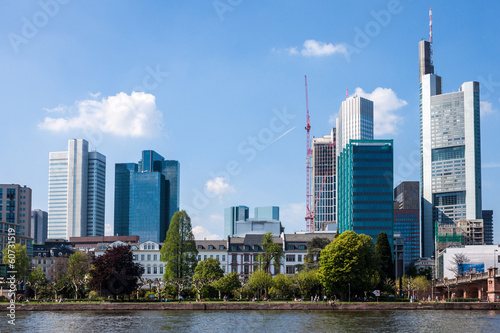 Skyscrapers in Frankfurt  Germany