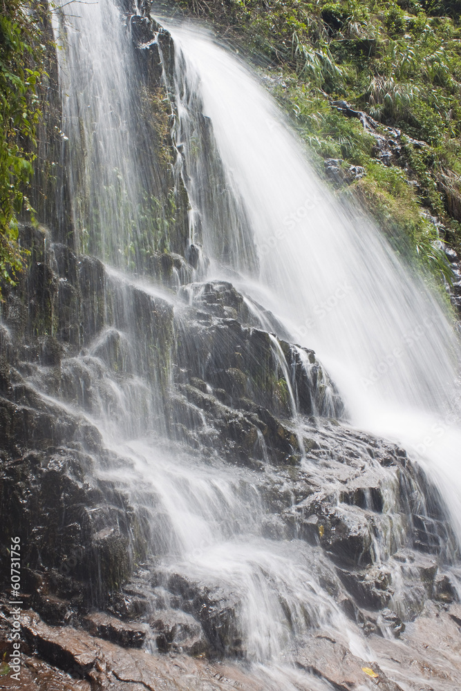 Silver waterfall in Sapa, Vietnam Silver waterfall in Sapa, Vietnam