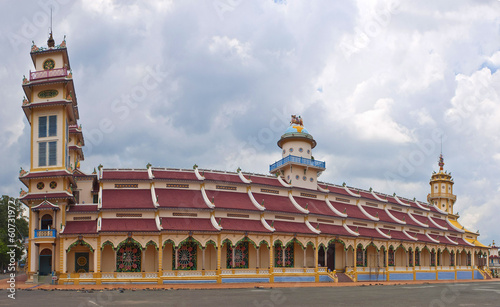 Cao Dai Temple in Tay Ninh near Ho Chi Minh City