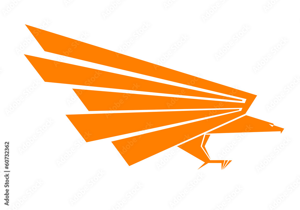 Naklejka premium Eagle mascot