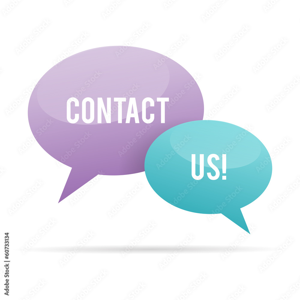 Contact Us Bubble Speech