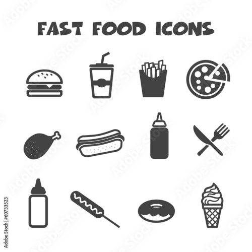 fast food icons