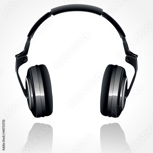 Headphones On A White Background