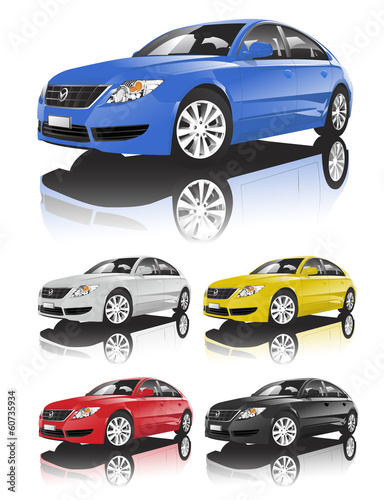 Car Collection Vector