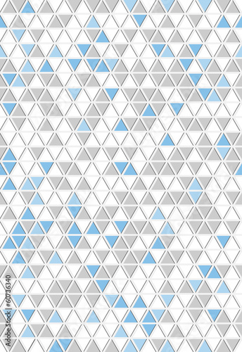 The abstract triangle background