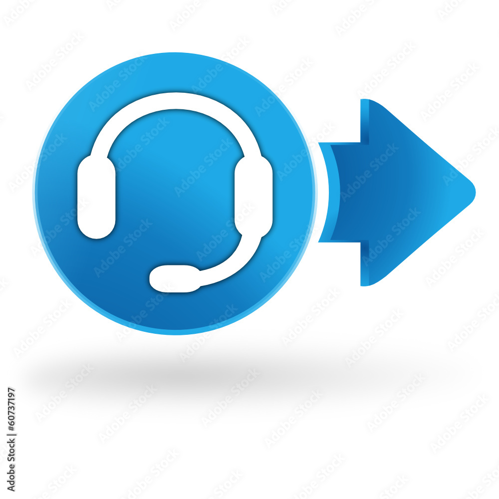 centre d'appels sur symbole web bleu centre d'appels sur symbole web bleu