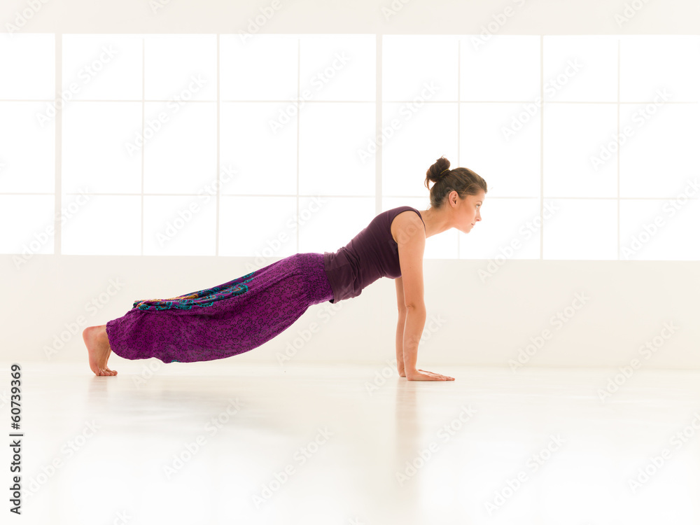 Fototapeta premium htha yoga posture demonstration