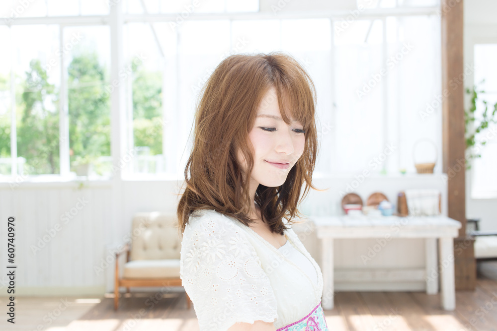 爽やかな女性 爽やかな女性