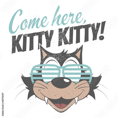 katze retro cartoon