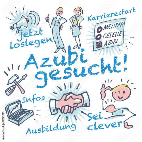 Strichmännchen Azubi
