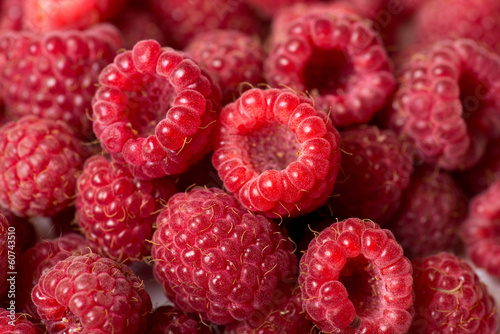 Raspberry fruit background