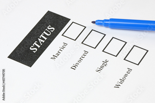 Marital Status Form