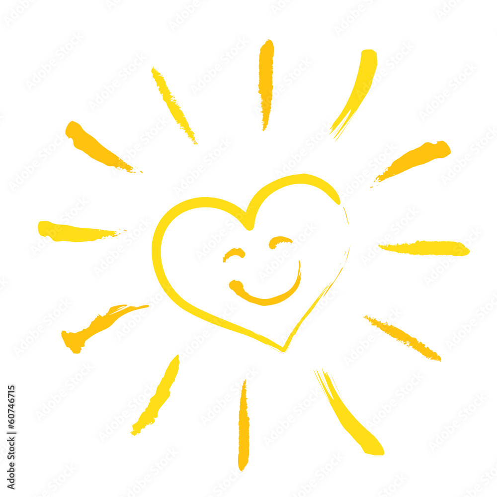 Herzsonne - Smiley