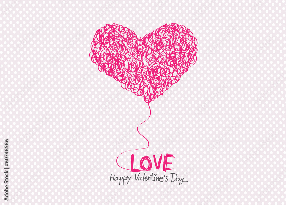 Design Heart for Valentines Day Background Design Heart for Valentines Day Background