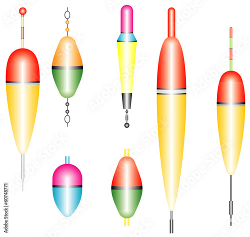 Collection of fishing floats