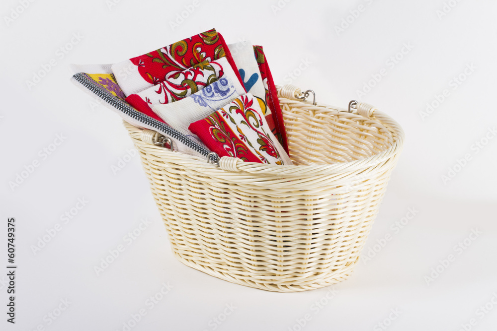 Obraz premium basket on the white background