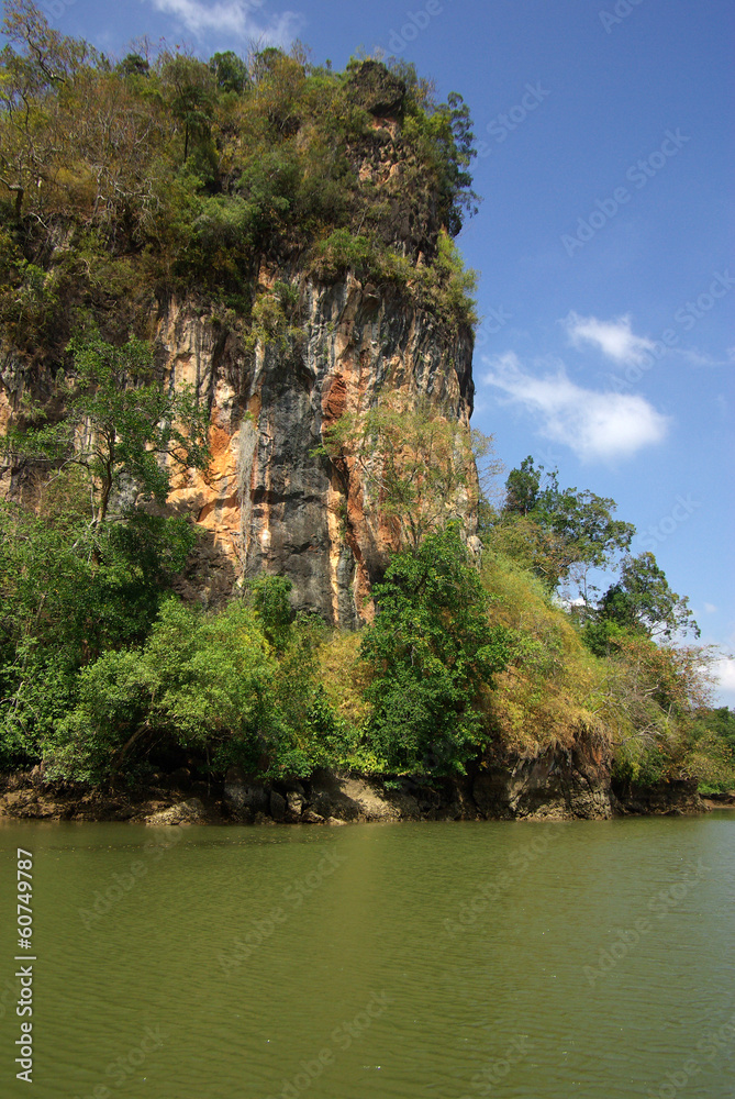 Kanaab Nam Cliffs in Krabi, Thailand