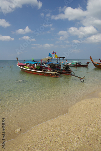 Traditional Thai boat on Ko Lanta, Thailand