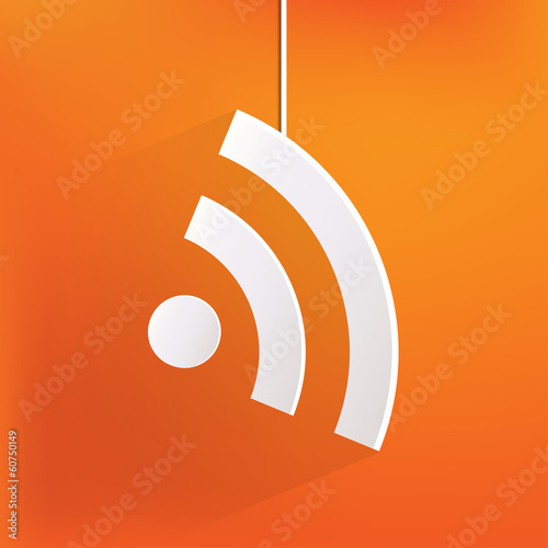 Rss icon, news symbol