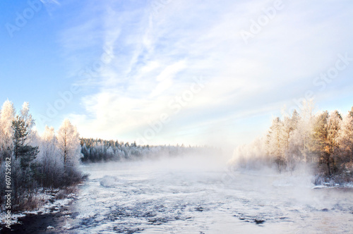 Winter landscape, captured in Finland